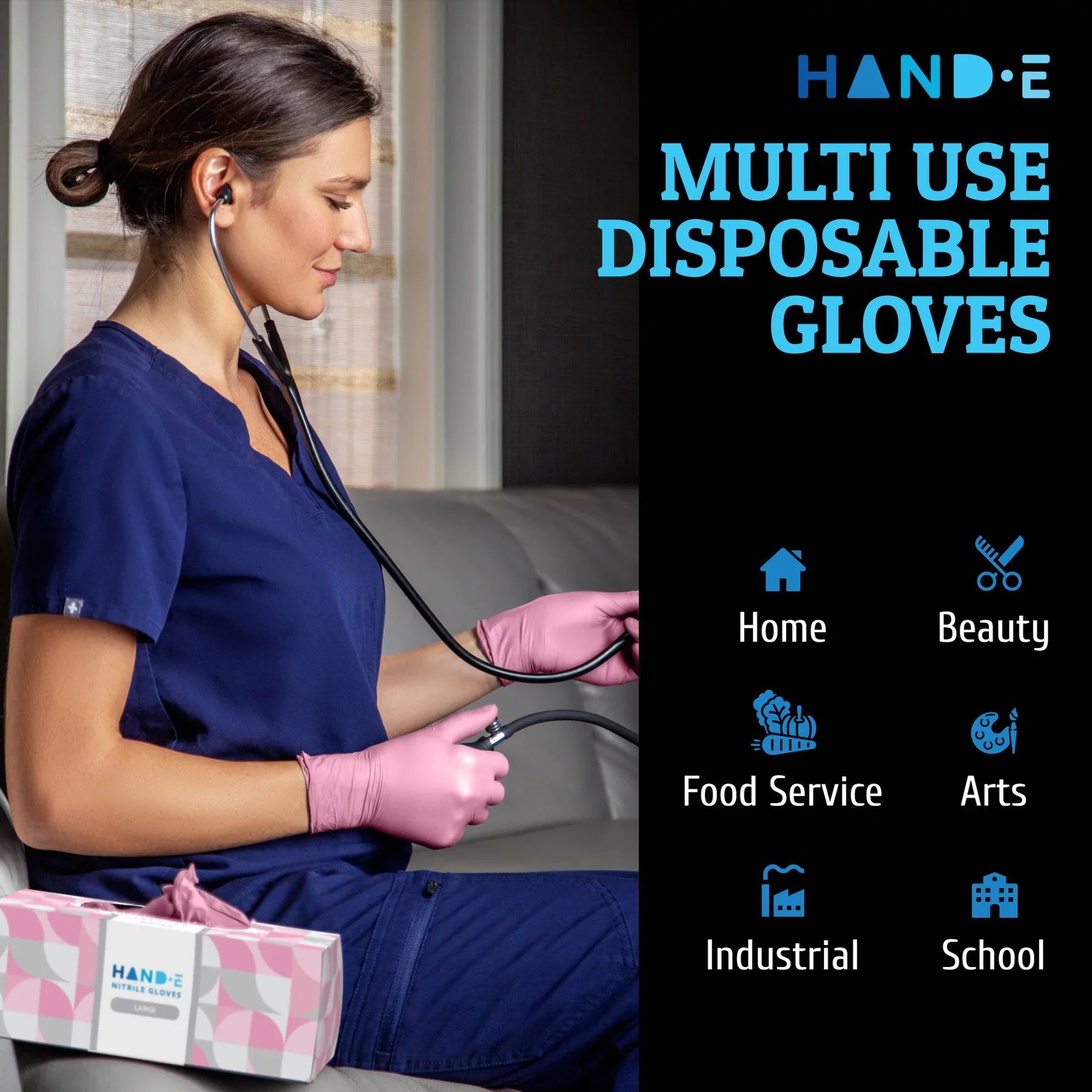 Nitrile Gloves -Pink - ProHeal-Products