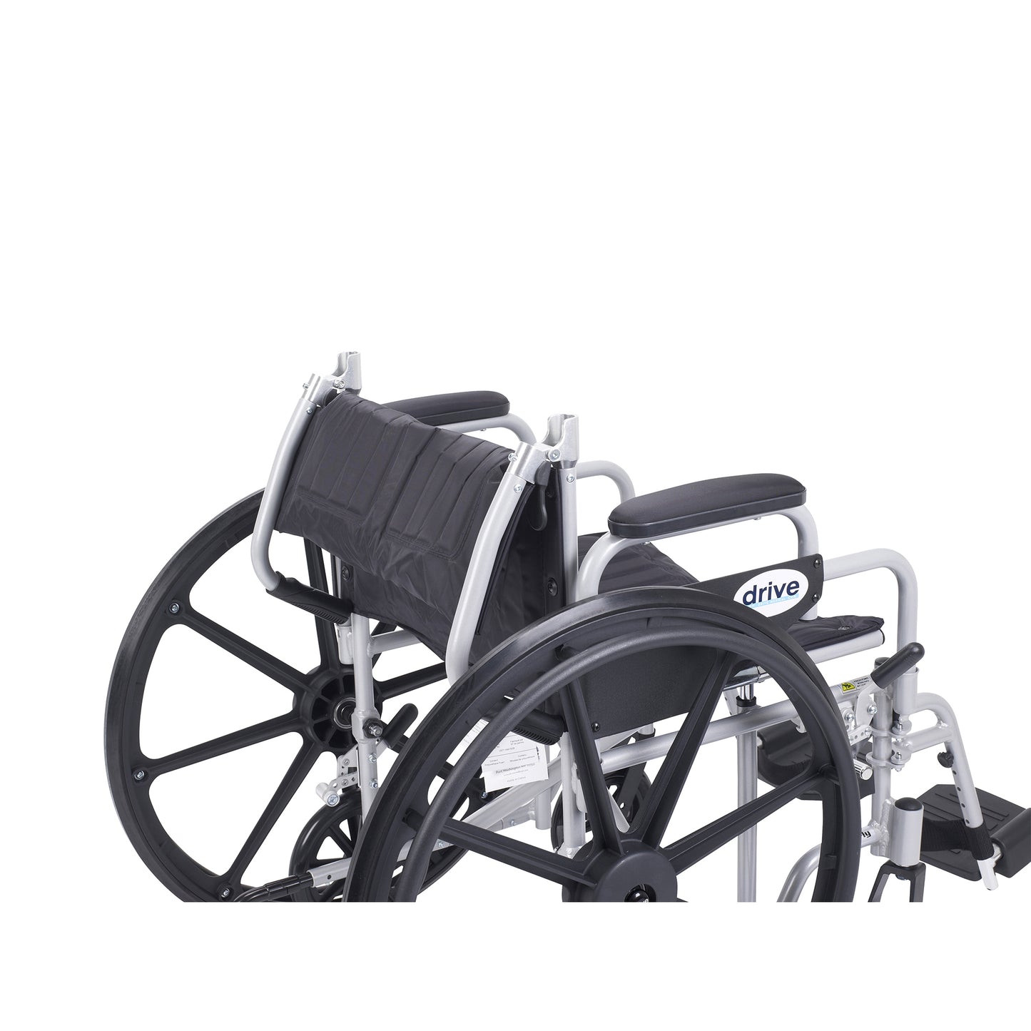 Poly Fly Light Weight Transport Chair Wheelchair with Swing away Footrest