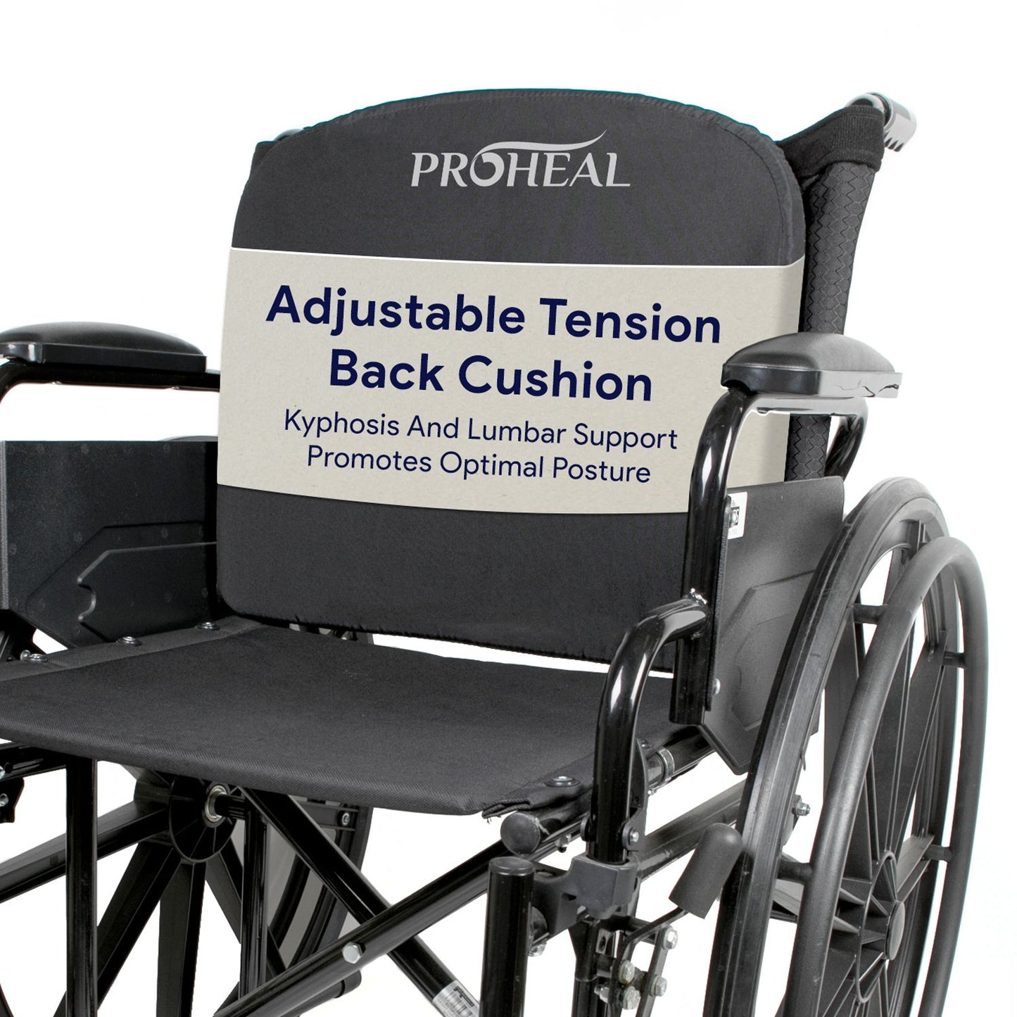 ProHeal Adjustable Tension Back Cushion