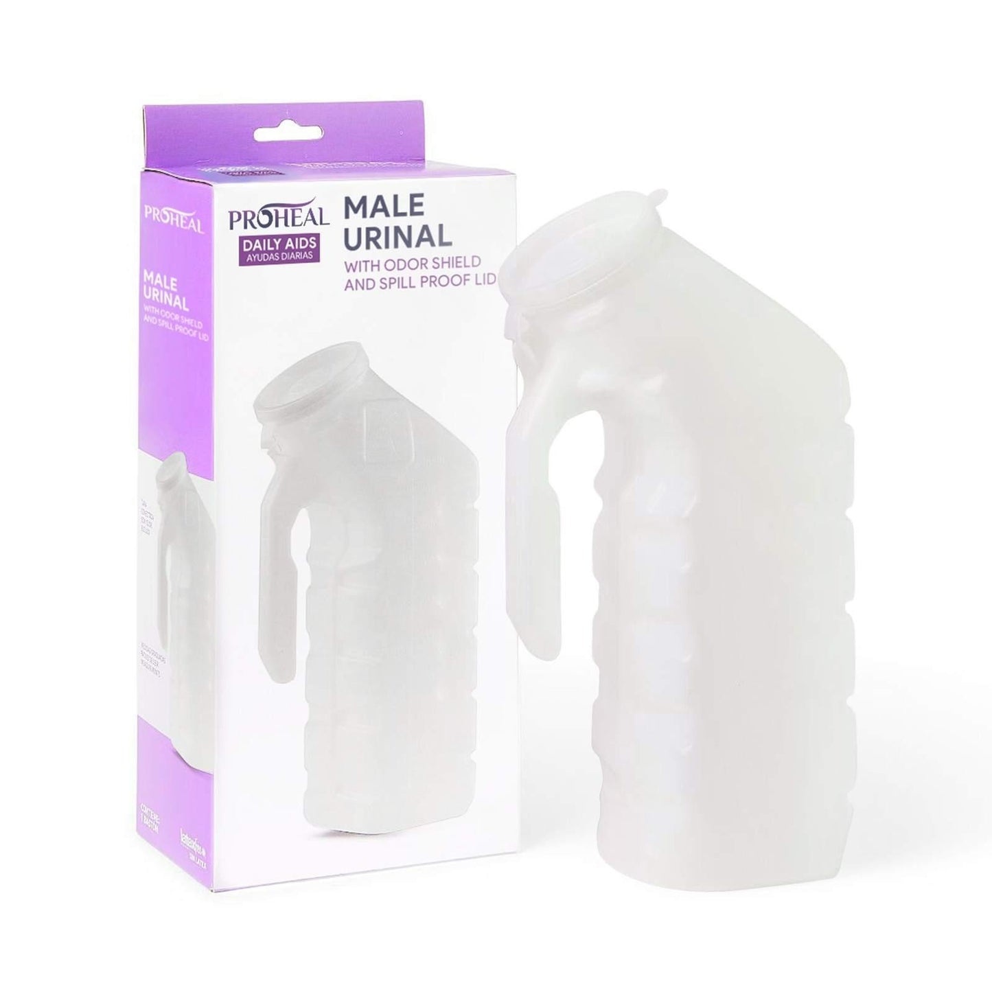 Portable Urinals For Men - Spill Proof Pee 32oz Bottles ProHeal