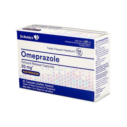 Omeprazole Delayed Release Capsules 20Mg Prilosec Gen 42'S