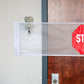 Door Guard W/Alarm, 12" x 53"