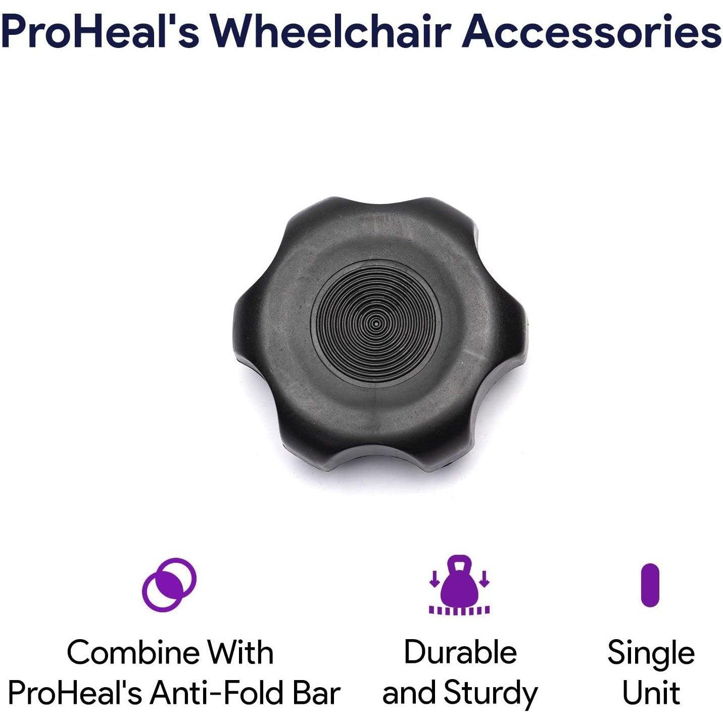 Wheelchair Anti Theft - Anti Fold Wheel Chair Bar by ProHeal